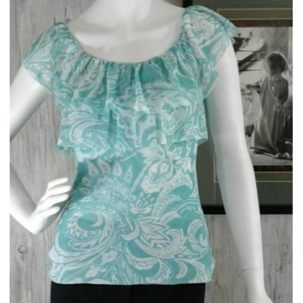 Cache Womens Halter Top Size S Off Shoulder